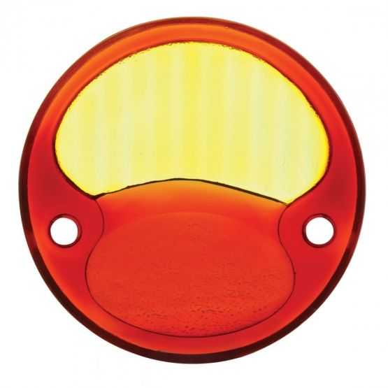 1928-31 Ford Amber/Red Tail Light Glass Lens