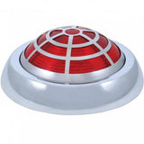 1950 Pontiac Style LED Tail Light, Spider Web Chrome Bezel