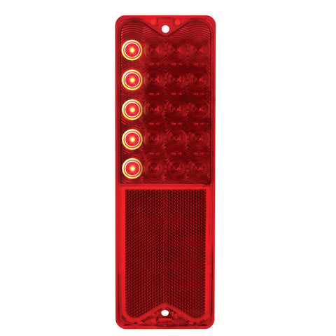 1967-72 Chevy & GMC Fleetside Truck LED Sequential Tail Light Lens
