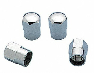 Chrome Hex Valve Caps