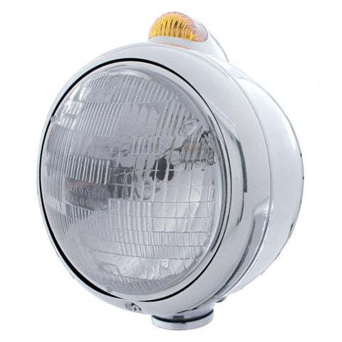 Chrome Guide 682-C Style Headlight & Dual Function LED Turn Signal