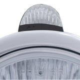 Black Guide 682-C Style Headlight & Dual Function LED Turn Signal