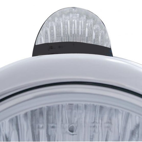 Black Guide 682-C Style Headlight & Dual Function LED Turn Signal