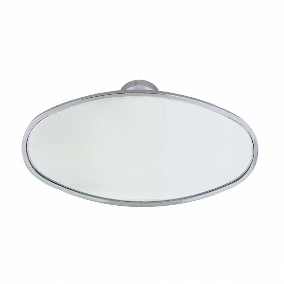 Rear View Oval Glue-on Mirror