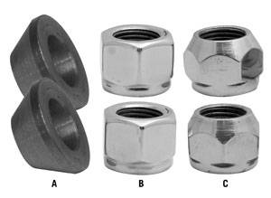 Perch Nuts and Bungs