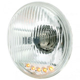 5 3/4" Halogen Headlight with 5 Amber LED Position Lights