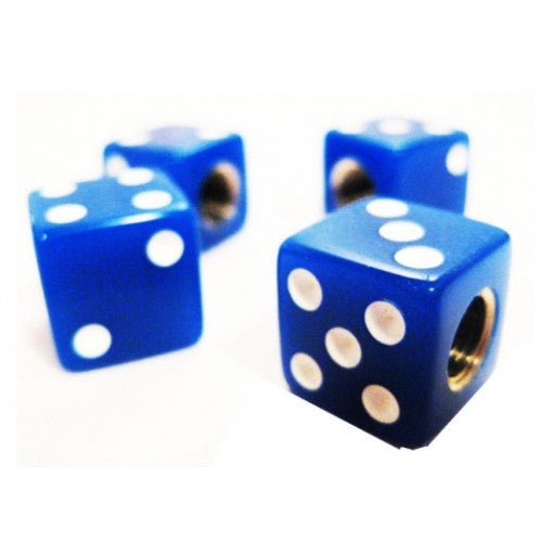 Blue Dice Valve Cap