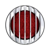 1937 Ford Style 17 LED Tail Light with Chrome Grille Style Flush Mount