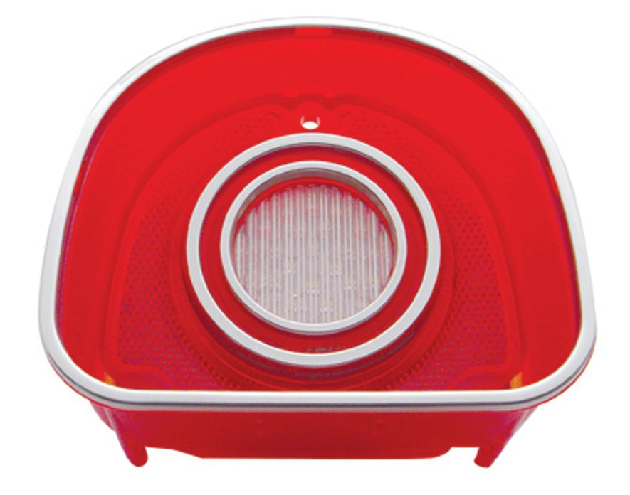 1968 Chevy Impala & Caprice Back-up Light w/ 3 SS Trim Rings