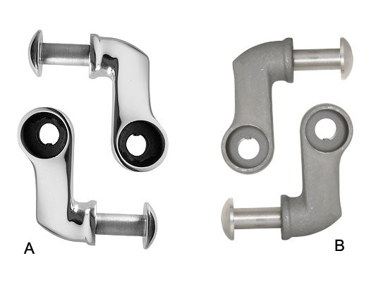 S/S Lower Front Bolt-On Shock Mounts