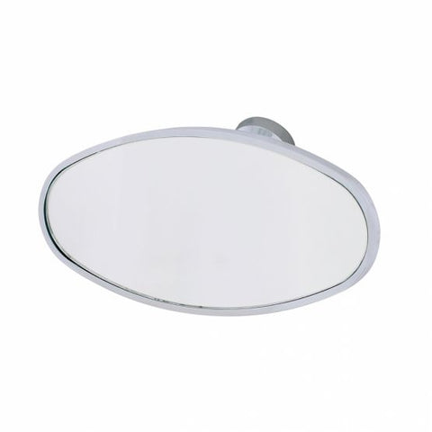 Rear View Oval Glue-on Mirror