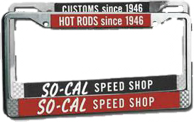 So-Cal License Plate Frames